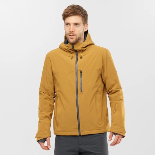 Jaquetas De Esqui Salomon Untracked Insulated Masculino Amarelas | PT I08937